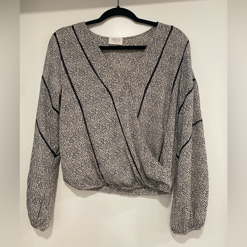 Sienna sky blouse